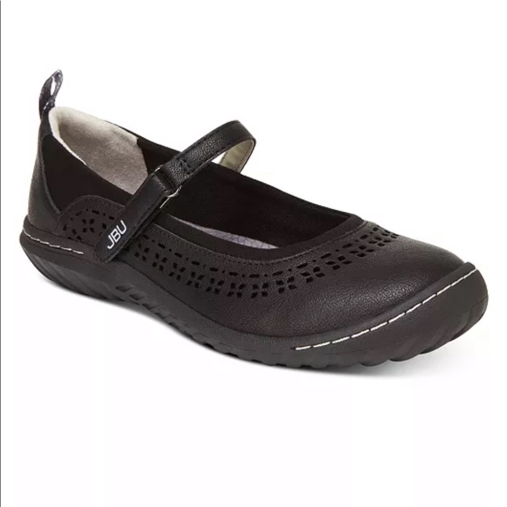 JBU Womens Shoes Dalton Closed Toe Mary Jane Flats